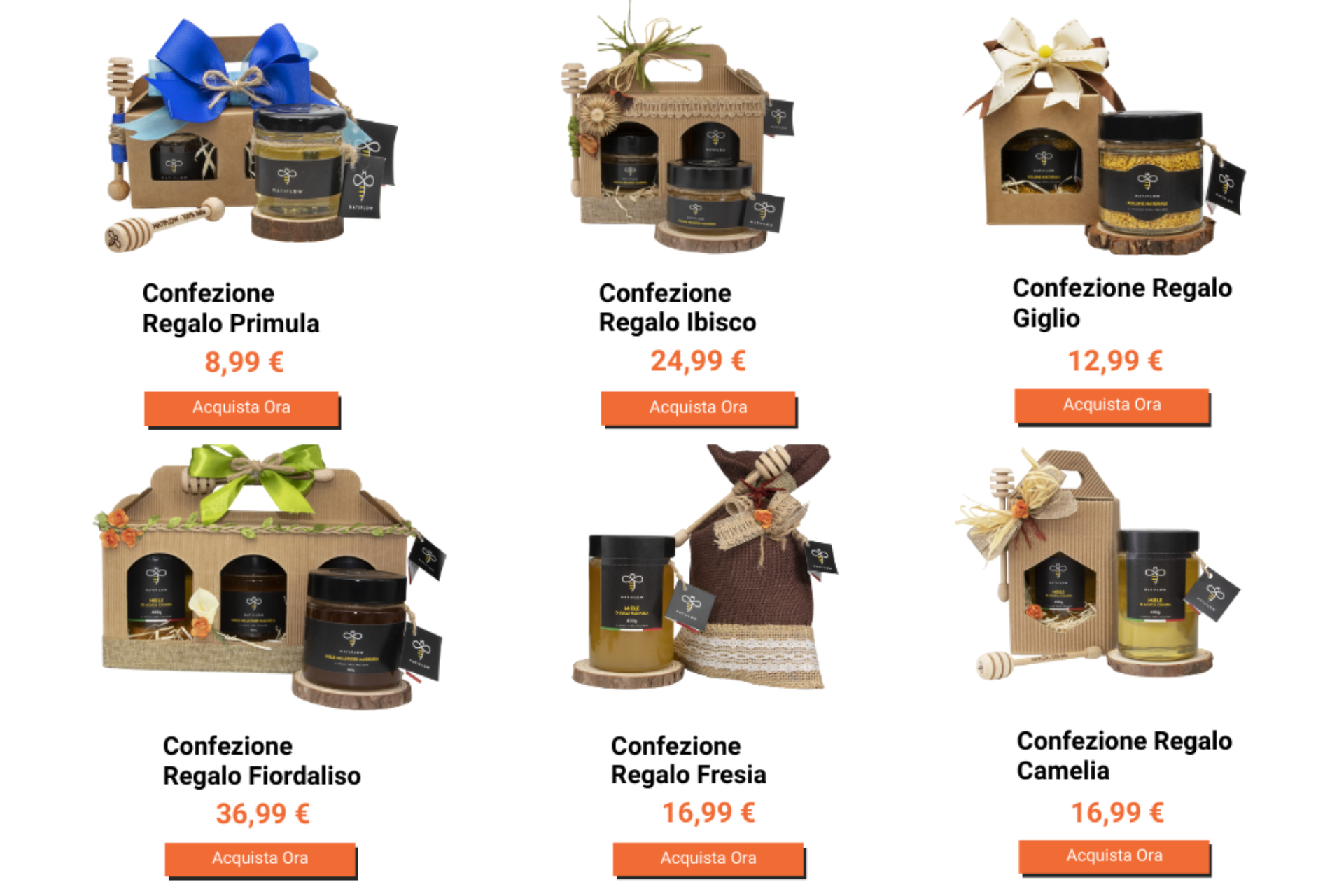 Acquistare confezioni regalo miele Natiflow