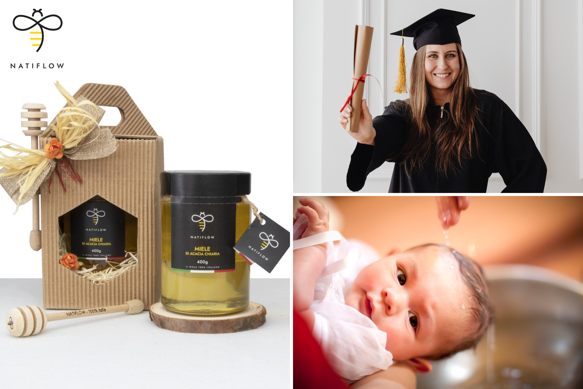 confezioni originali di miele Natiflow